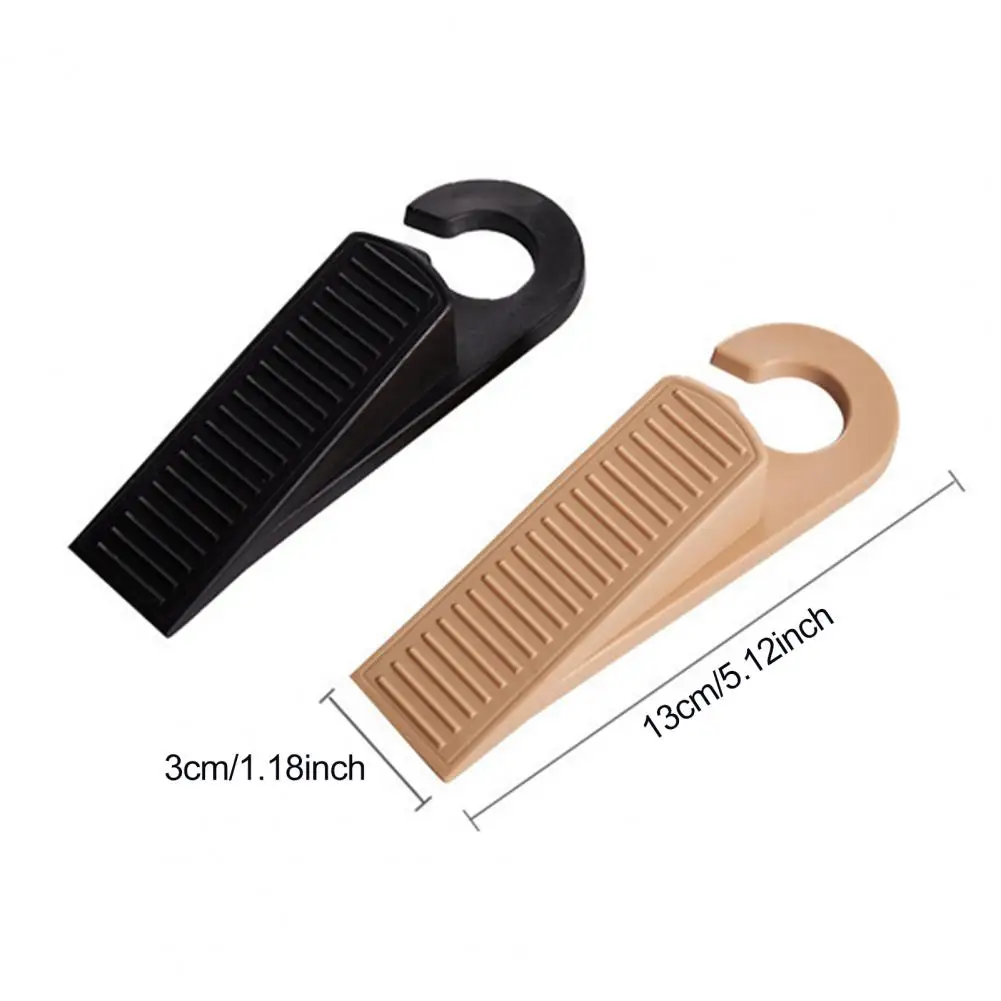 2 Buah Sumbat Pintu Sumbat Pintu Baji Universal Anti-selip Sumbat Pintu dengan Desain Penyerap Guncangan Baji Pintu untuk Keamanan Rumah