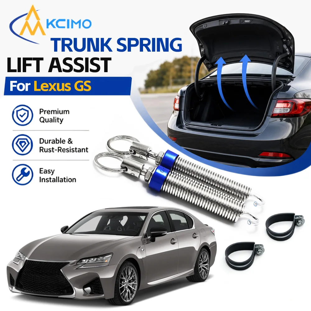 For Lexus GS Adjustable Trunk Lid Lift Spring Kit Auto Boot Automatic Opening Tension Lifter Device Rear Tailgate Lid Parts