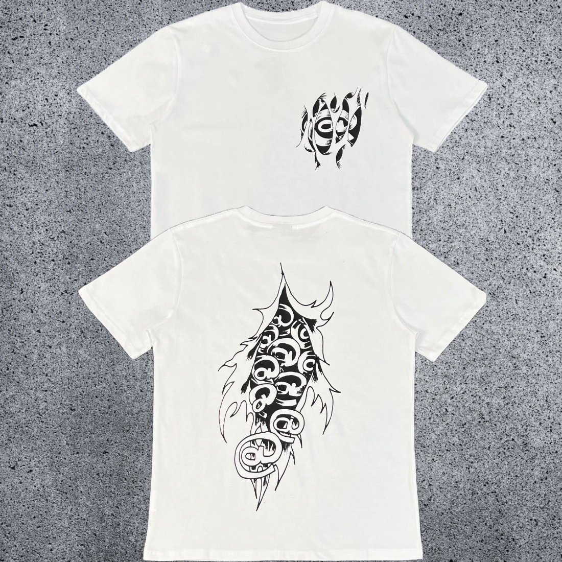 T-shirt d'été à manches courtes WYSD TALK Sun Roll Fun imprimé, style streetwear américain, en coton, col rond, pour le skateboard