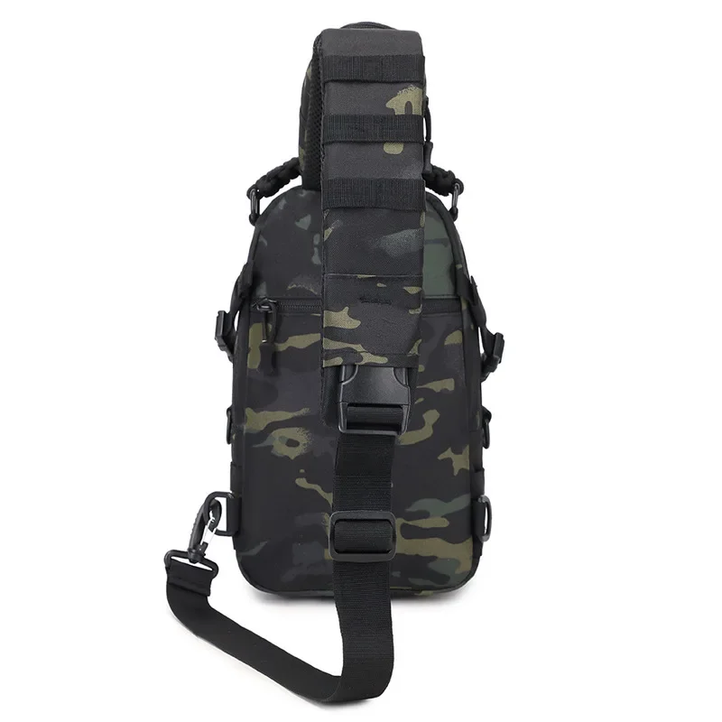 Camo Outdoor Bag Men's And Women's Multi-Functional One-Shoulder Oblique Sports Hiking Backpack