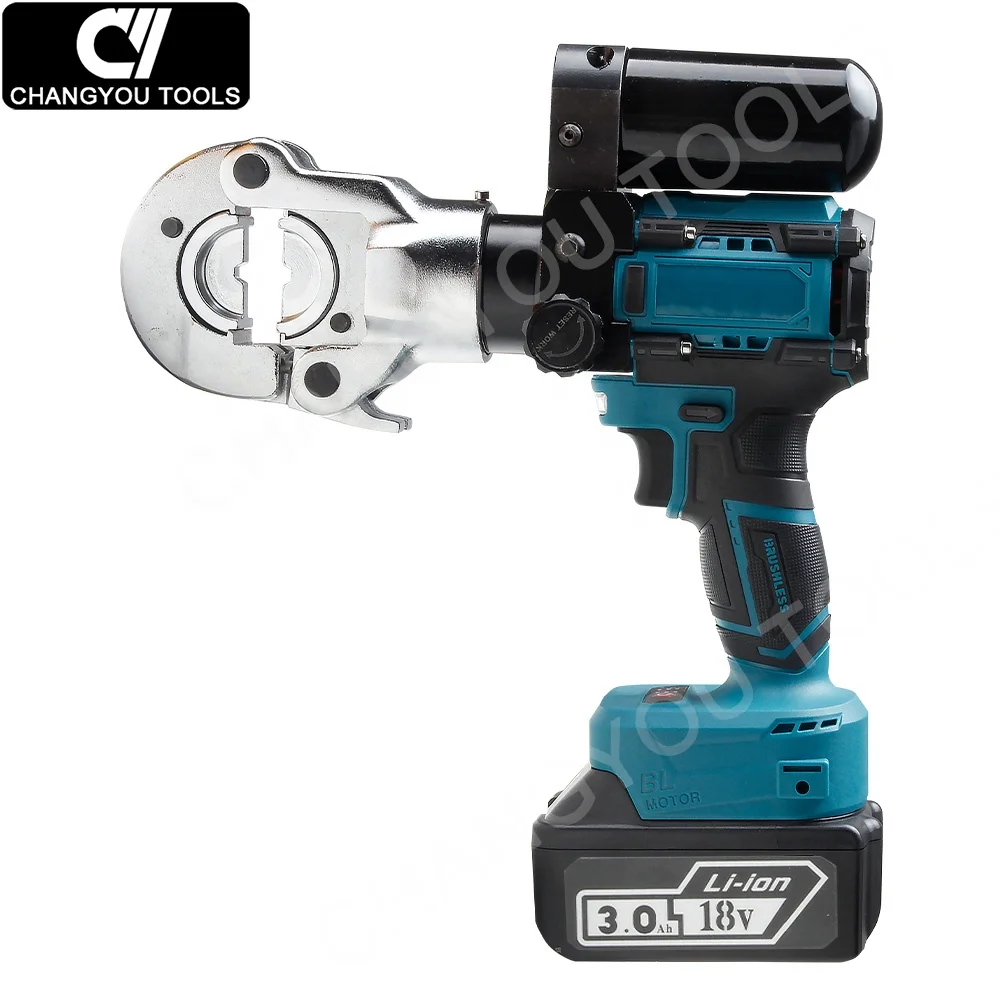 

EB-300G Electric Crimping Tool for Cable Lugs Battery Crimper Hydraulic Crimping Tool with 2 Battery