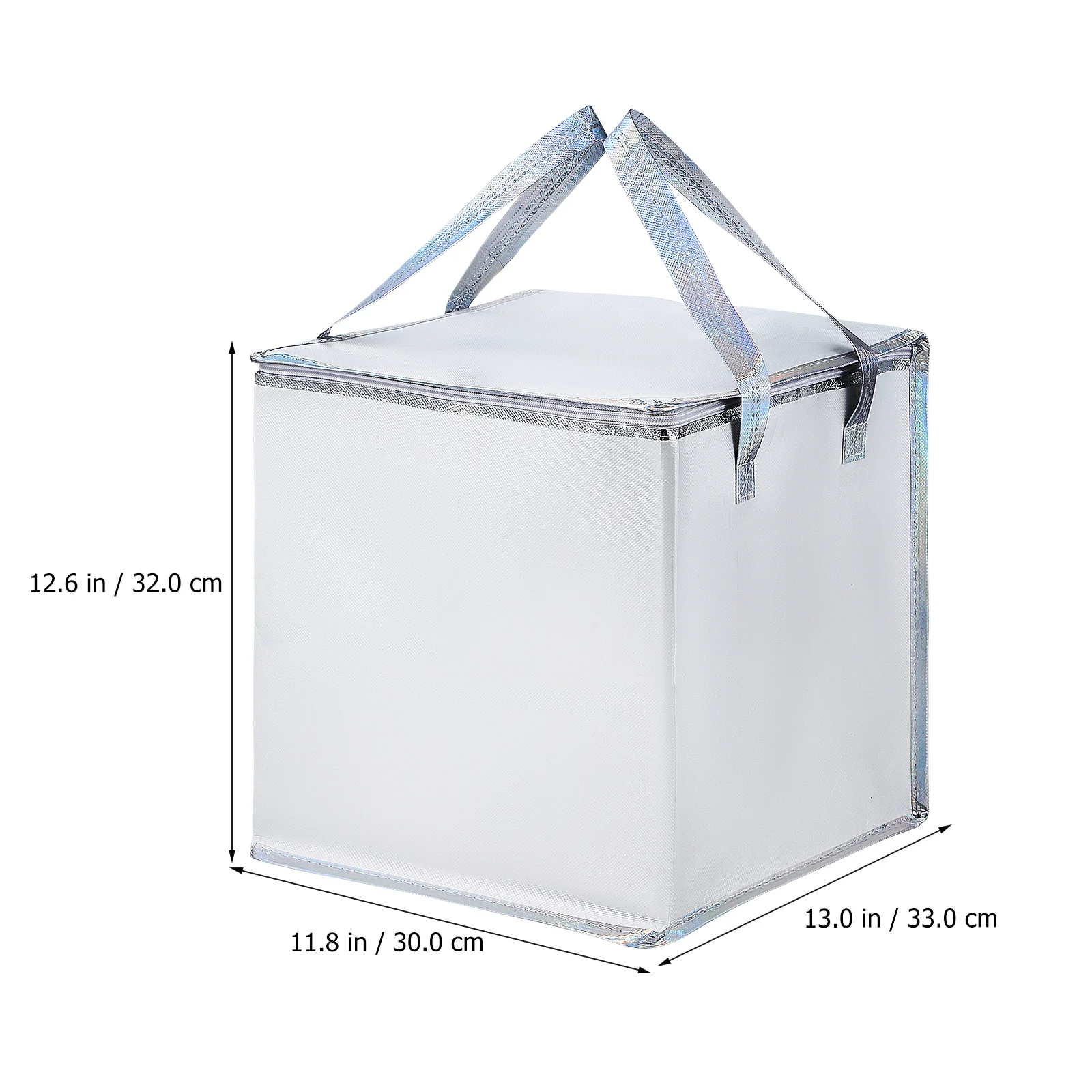 

2 Pcs Insulated Cooler Bags Large Capacity Reusable Thermal Totes For Groceries And Food Delivery Containers