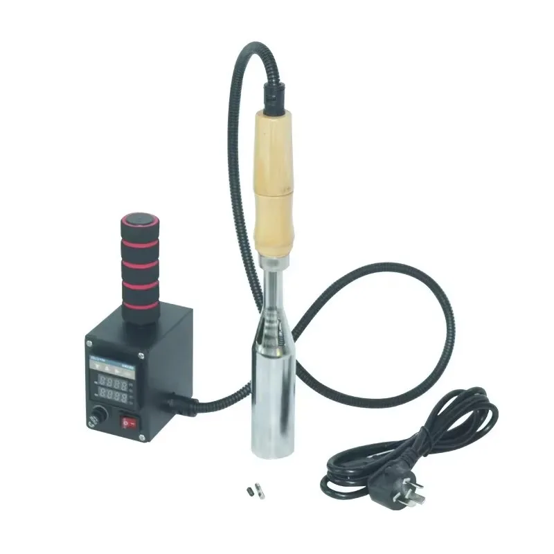 

220V 300W Handheld Hot Stamping Machine 4x4cm Copper Mold Hot Stamping Machine Leather Wood Products Crafts Printer