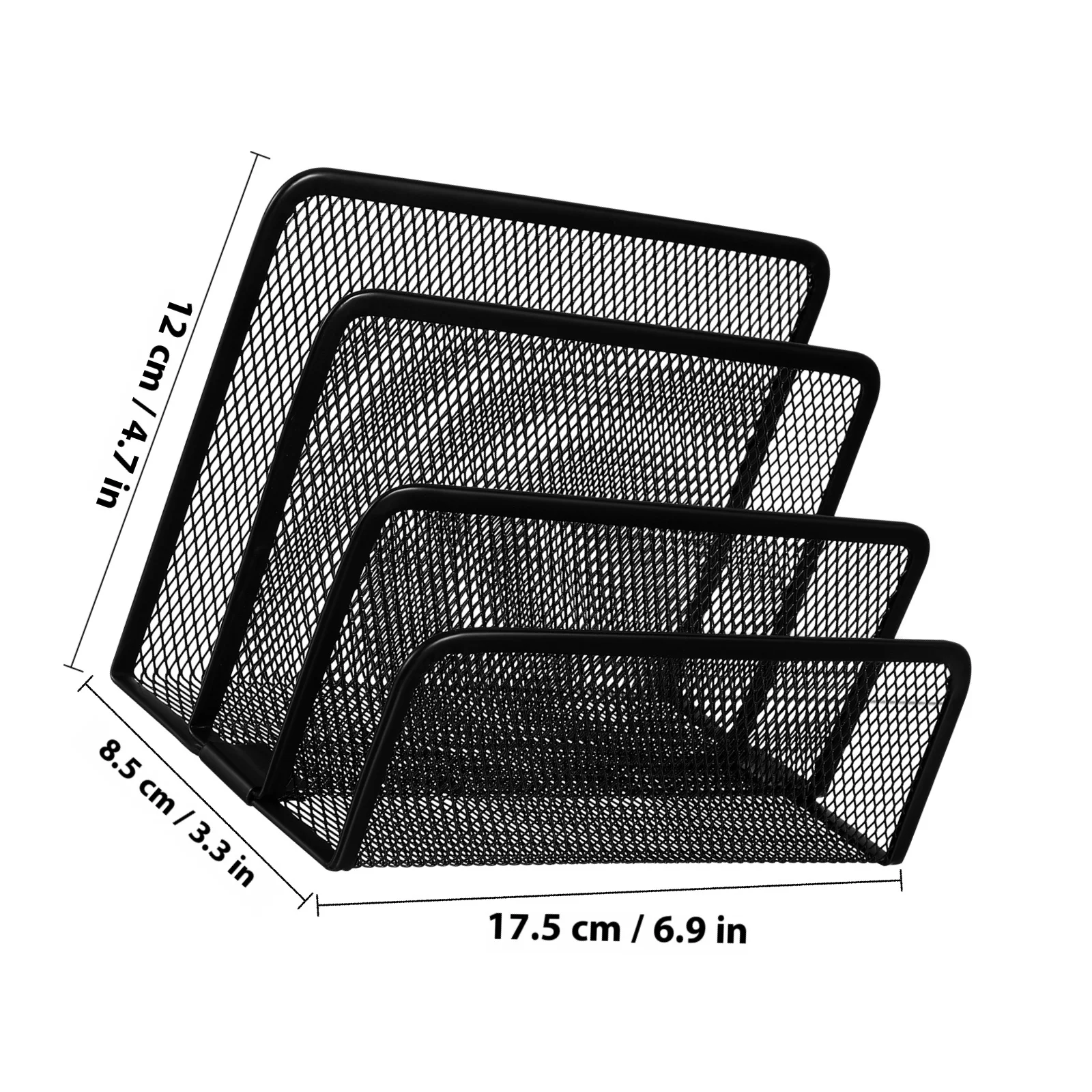 1 قطعة فارز الرسالة 3-Tier شبكة معدنية مكتب حامل الملفات منظم المستندات لمكتب المدرسة الفصول الدراسية ورقة المنظم كتيب