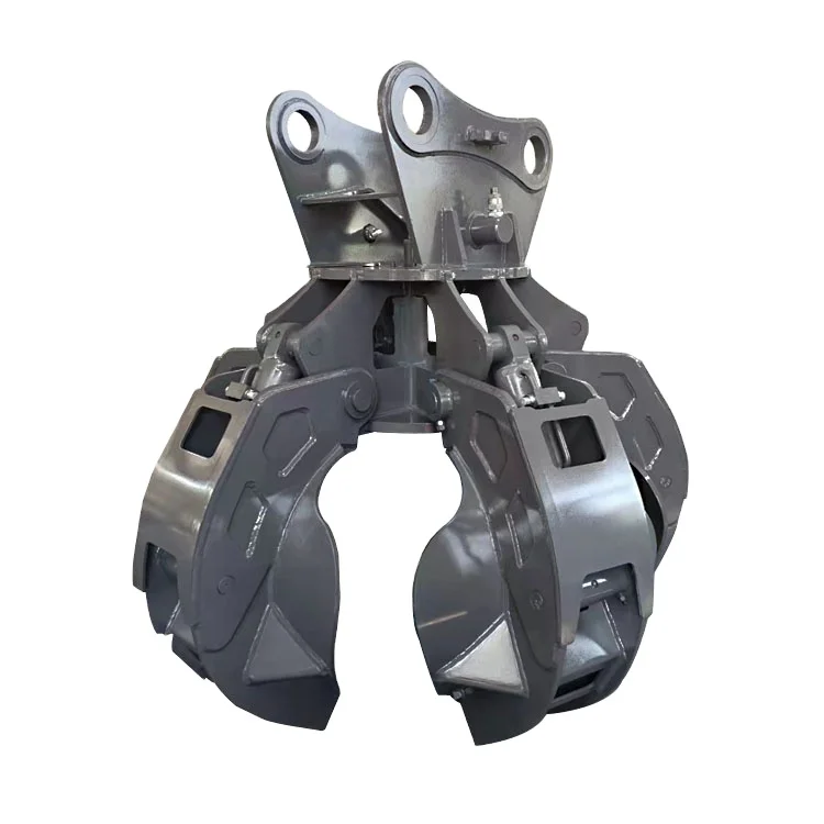 Hydraulic Excavator Grapple for Loading, Sorting, and Waste Handling Jobsites