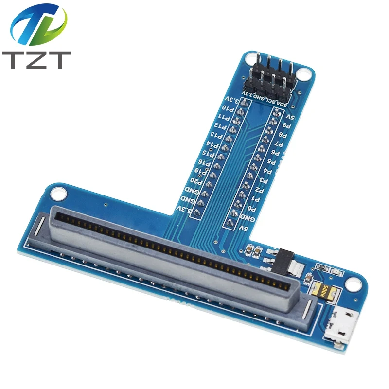 للوحة تمديد Micro:bit T type GPIO مع مخرج 5 فولت و3.3 فولت لبرمجة Micro:bit STEM