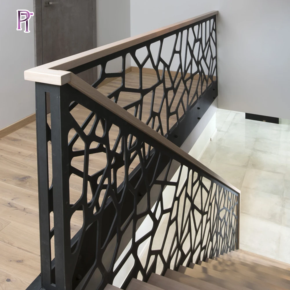 سعر التخصيص في الهواء الطلق الخارجي درابزين الحديد المطاوع آخر الألومنيوم الدرابزين أنبوبي الصلب شرفة تصاميم درابزين