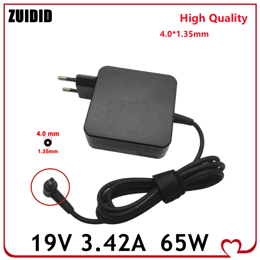 Eu 19V 3. 42a 65W 4.0*1.35 Oplader Laptop Adapter Voor Ux32vd Ux31a X201e Ux305f S200e ADP-65DW X401 X551 A54C-AB31