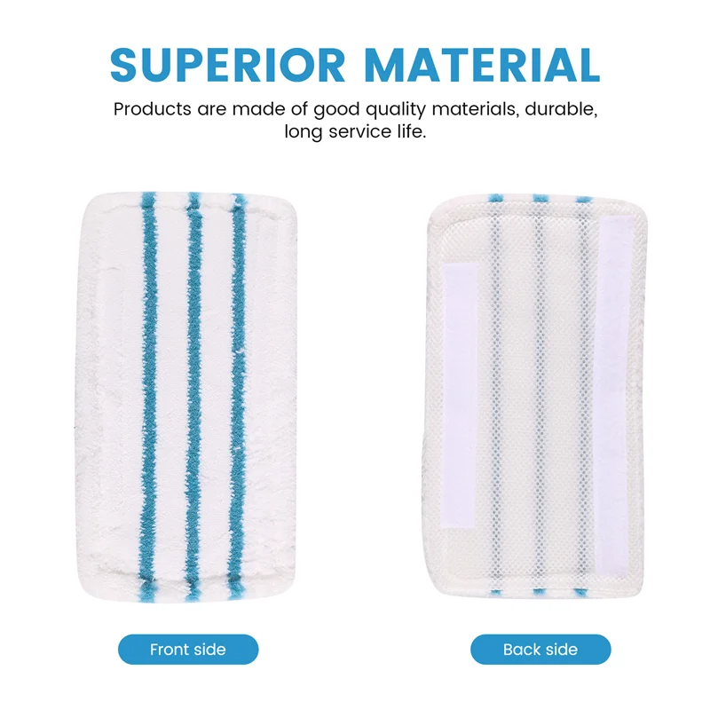 AT48-4Pcs trapeador de vapor de repuesto, paño limpio y lavable, cubierta de paño de mopa de microfibra para FSM1610/1630