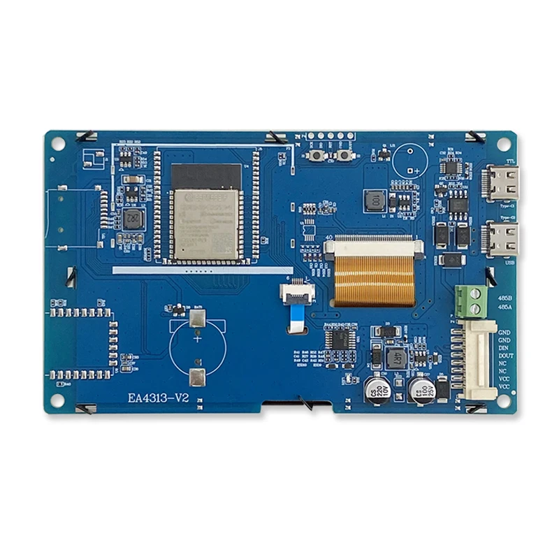 Imagem -04 - Placa de Desenvolvimento Wifi e Bluetooth Smart Display Módulo Lcd Tft Tela Sensível ao Toque Lvgl Iot 4.3 480*272 800*480 Esp32