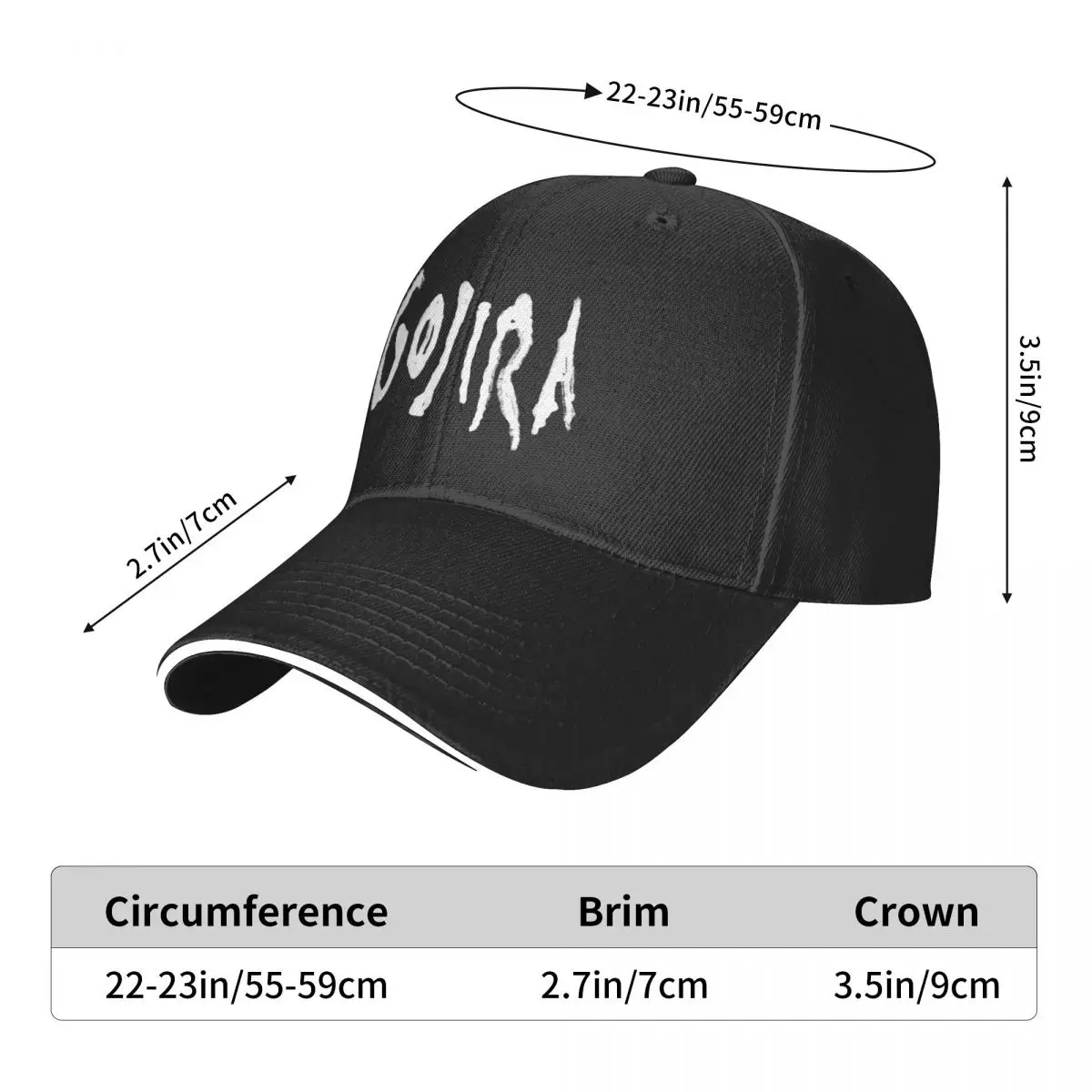 Classic Greats Of GOJIRAs BAND Baseball Caps Unisex Dad Hat Headwear For Formal Golf Adjustable