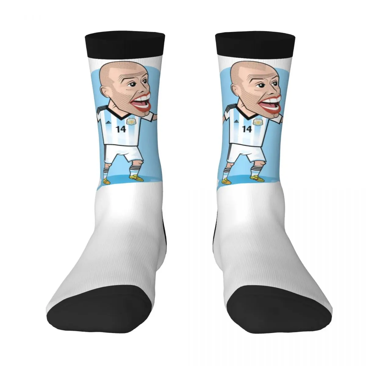 Creative Argentina 3 Mascheranos And Javiers Football Team Stocking The Best Buy Field pack Compression SocksHumor Graphic