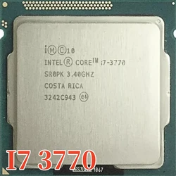 Original Intel processor I7 3770 8M Cache, 3.40GHz Quad-core LGA1155 77W desktop I7-3770 CPU Free shipping ship out within 1 day