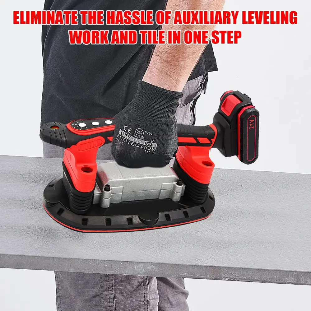 200 kg Fliesen-Installationswerkzeug, rutschfeste Vibrationsmaschine, ein Saugnapf-Vibrator, Handfliesen, Nivellierung, Verlegung, 6 Geschwindigkeiten – Detail 8