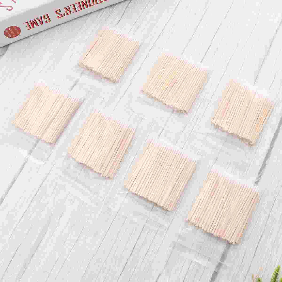 7 Packs of Disposable Swab Sticks Pointed Cleaning Rods Multi-function Cotton Swab for Makeup Beauty Salon