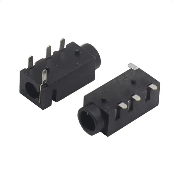 【50-10-шт】Аудиоразъем-для-наушников-pj320-35-мм-аудиоинтерфейс-pj-320-4-контактный-dip-smd