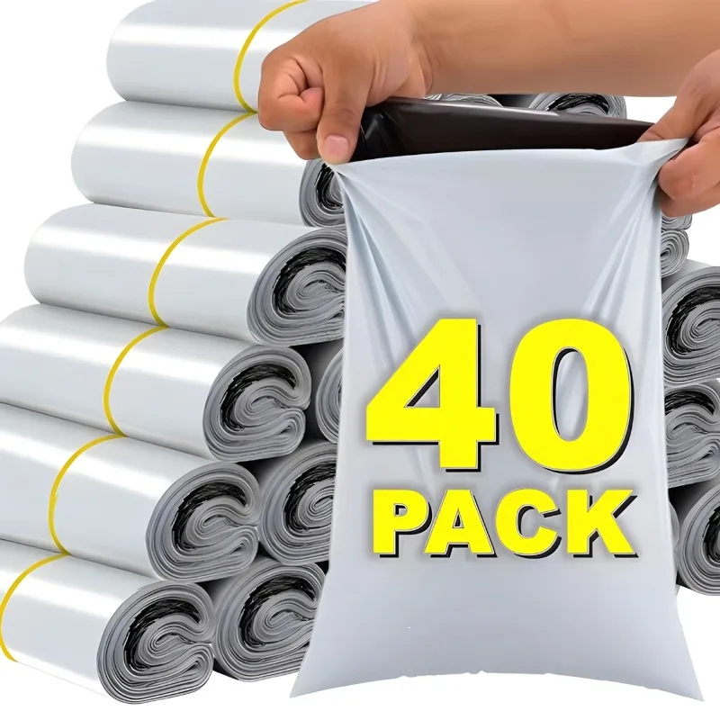 

10-40Pack Business Poly Mailers Self Adhesive Shipping Envelopes Tear-Proof Waterproof Poly Bags for Packaging Mailing Bags