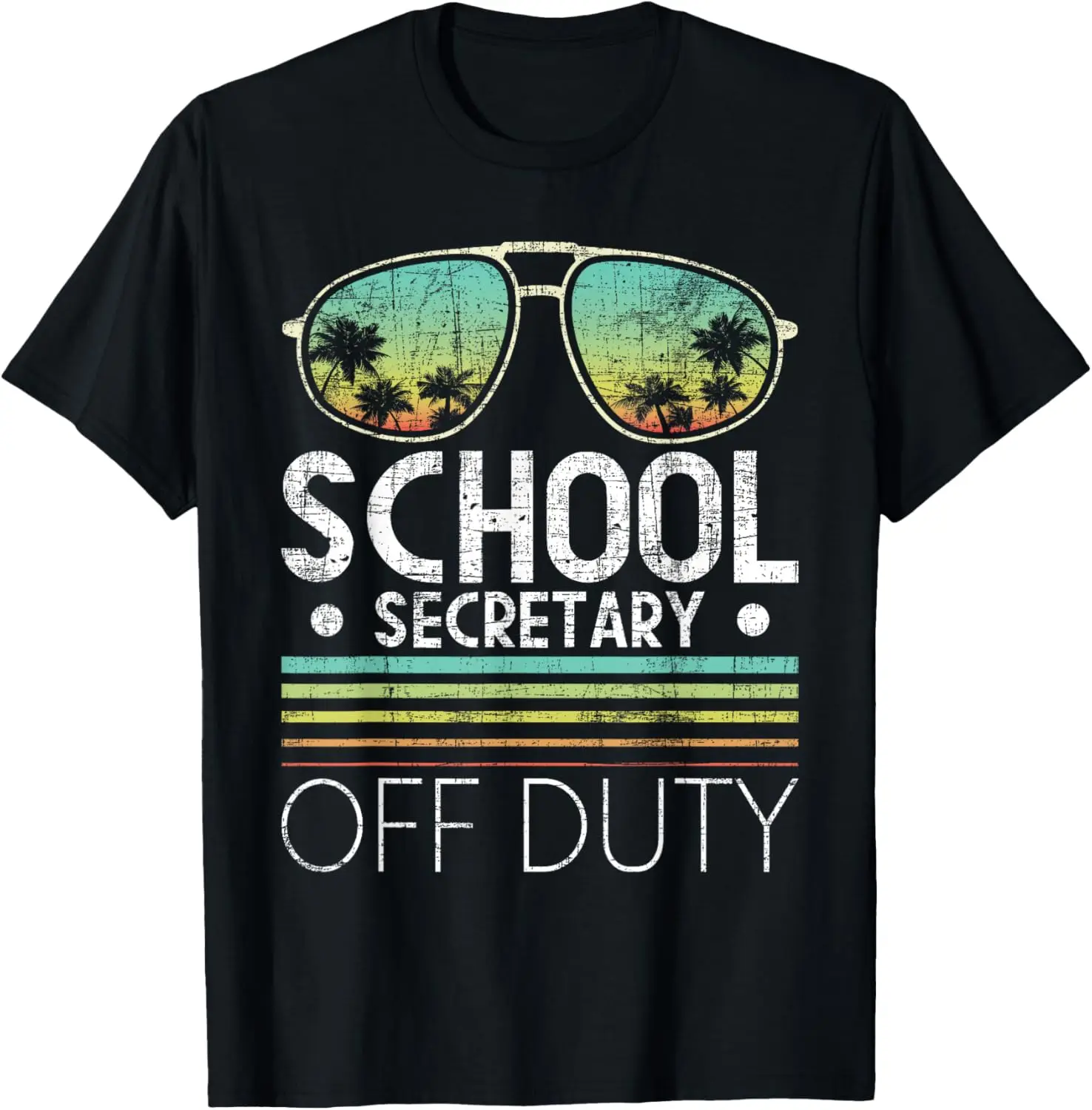 School Secretary Off Duty - Administrative Staff Office Work T-Shirt