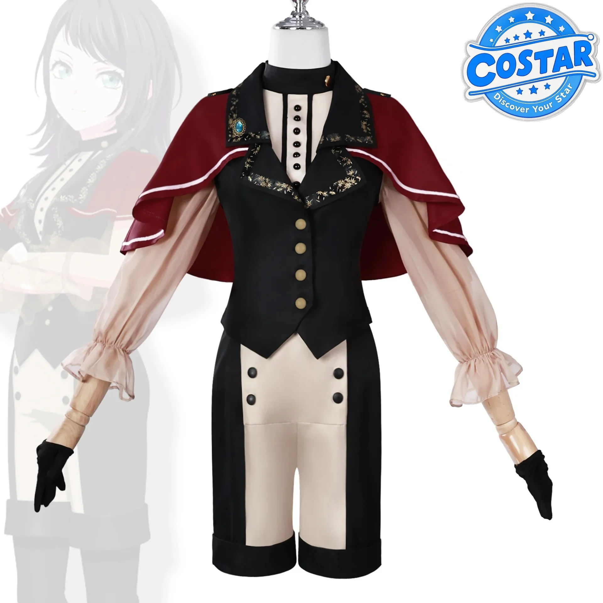 

Umiri Yahata Timoris Cosplay Costume Wig BanG Dream! Ave Mujica Anime Role Playing Full Set for Women Halloween Customized