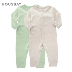 Baby Romper 0-12M Newborn Baby Bodysuit Spring Boys Girls Playsuit 100% Cotton Bebe Clothing Child Jumpsuit For Diaper Changing