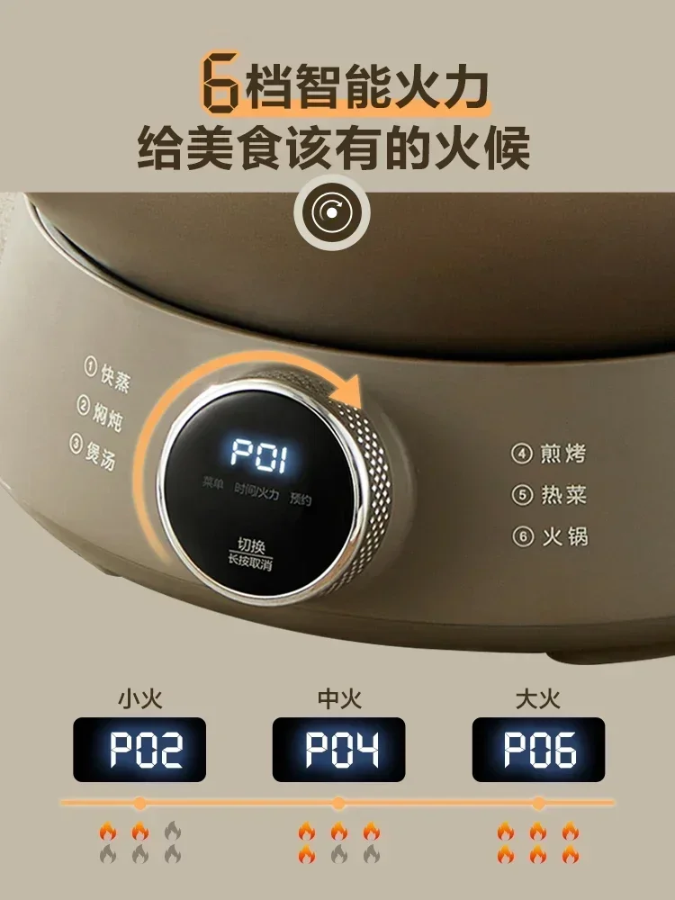 Electric Steamer Household Multifunctional Three-layer Large Capacity Integrated Small Electric Steamer 220v