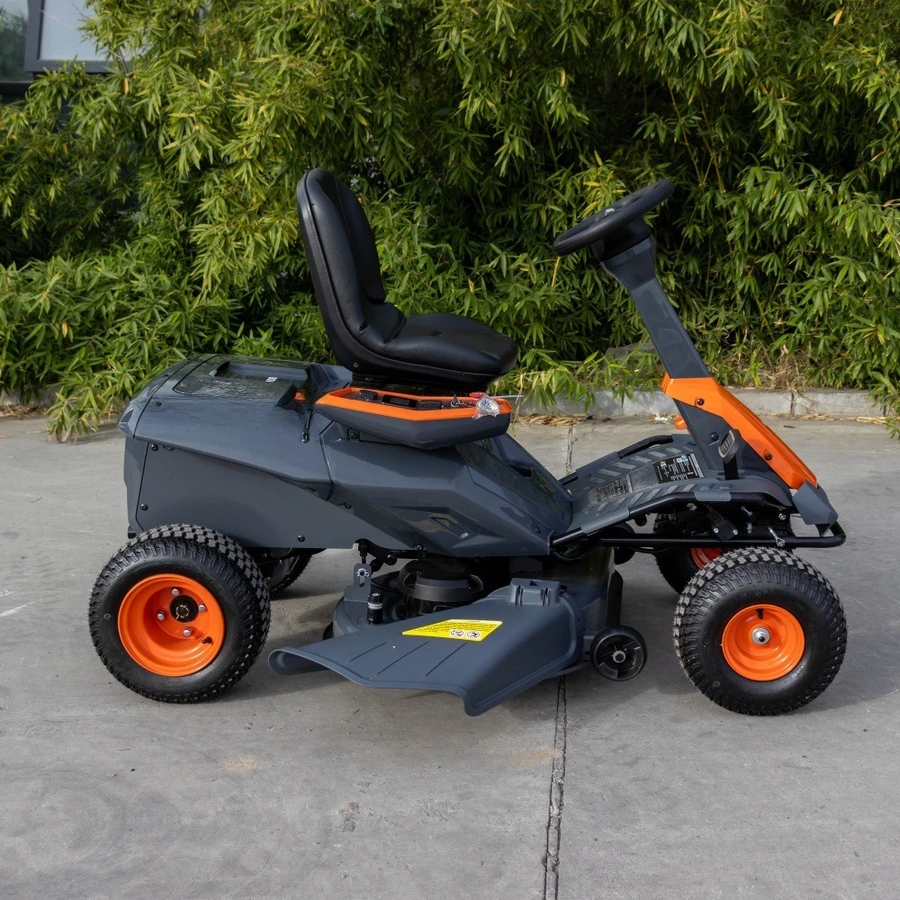 38‑Inch Lithium‑Battery Riding Lawn Mower, Cordless Sit‑On Mower for Lawn and Wasteland Grass Cutting & Garden Maintenance