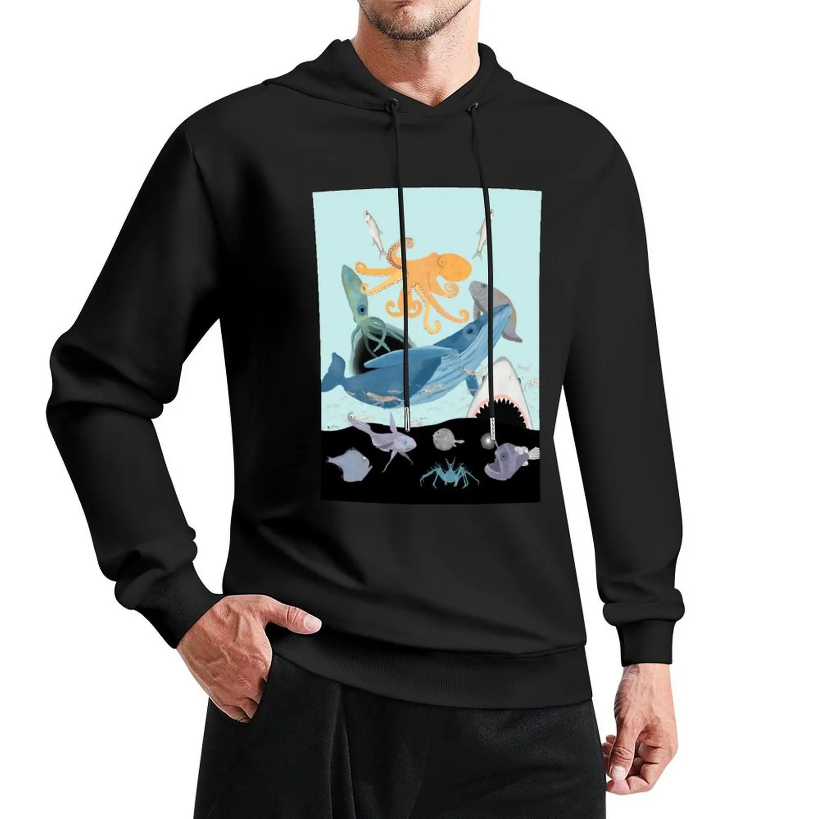 Sea Life Top Pullover Hoodie graphic t shirts men new hoodies and sweatshirts