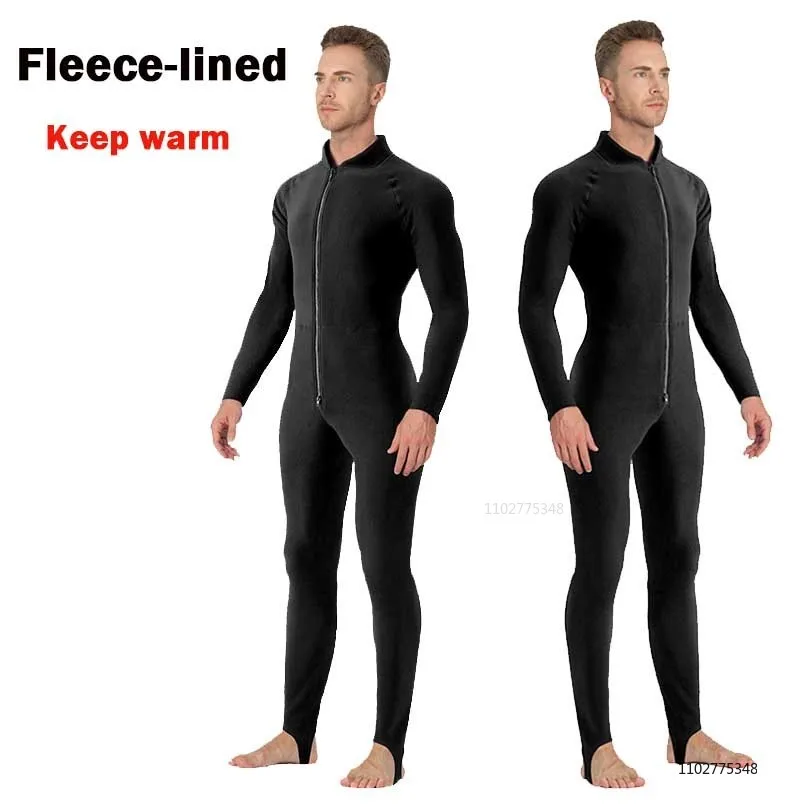 Combinaison de plongée pour homme, sous-couche en polaire, sous-vêtements thermiques pour femme, combinaison de randonnée, pêche, spéléologie, sous-vêtement de plongée