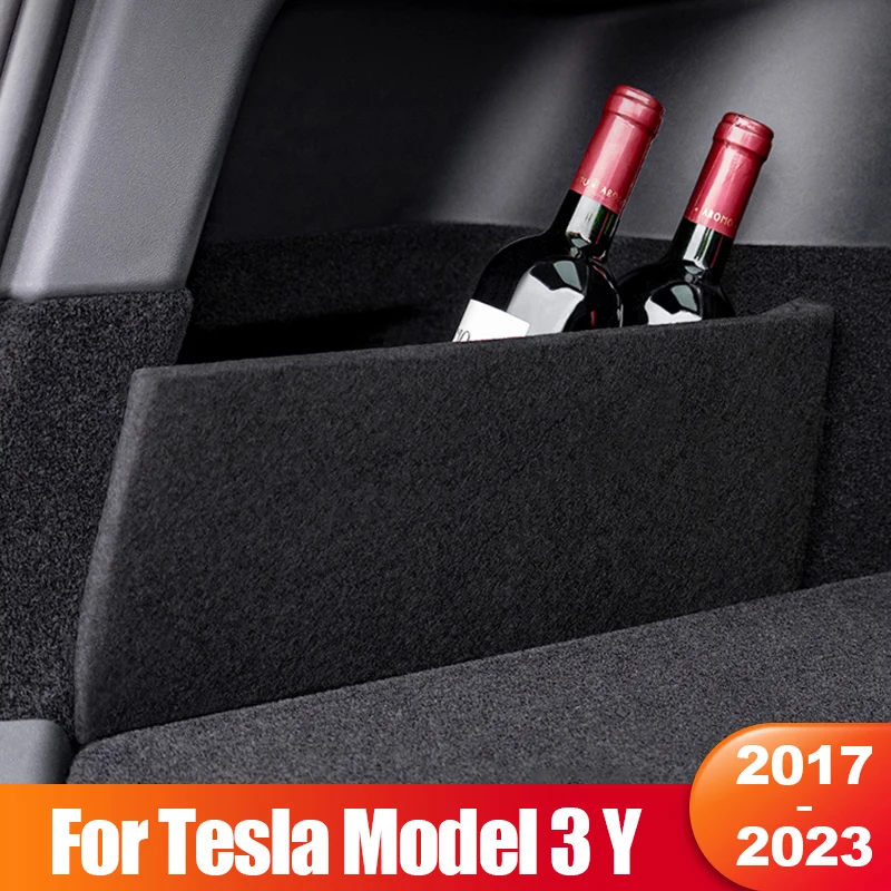 

For Tesla Model 3 Model Y 2017- 2020 2021 2022 2023 Trunk Boot Baffle Partition Tail Box Storage Organize Baffle Car Accessories