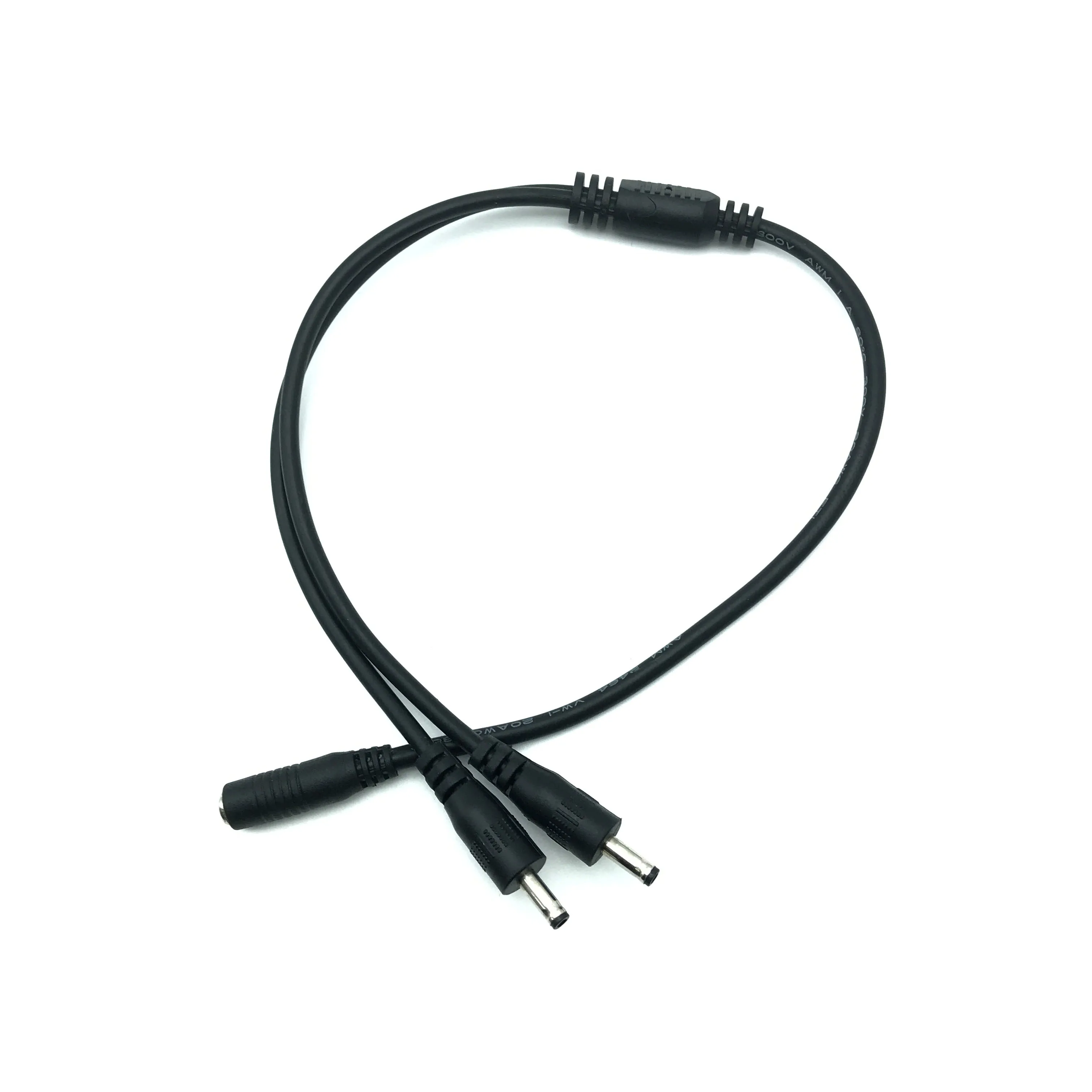 3.5*1.35mm Male To Female Y Type Adapter Extension Cable, 1 Female To 2 / 4 Male Splitter DC Power Cable