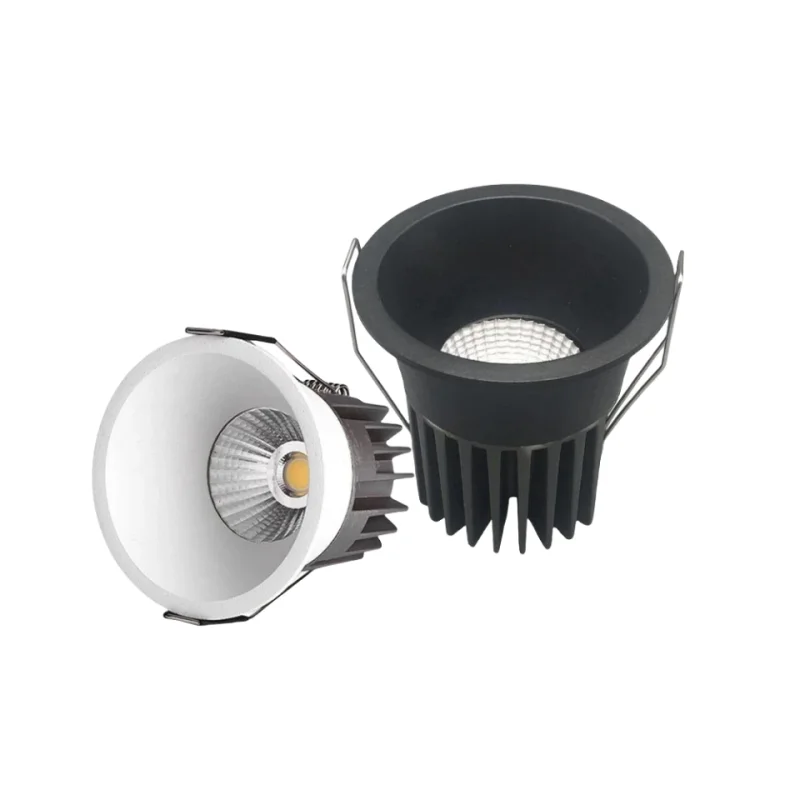 recesso dimmable anti glare led cob downlights luzes de teto lampadas de fundo iluminacao interior 10w 15w 18w 01