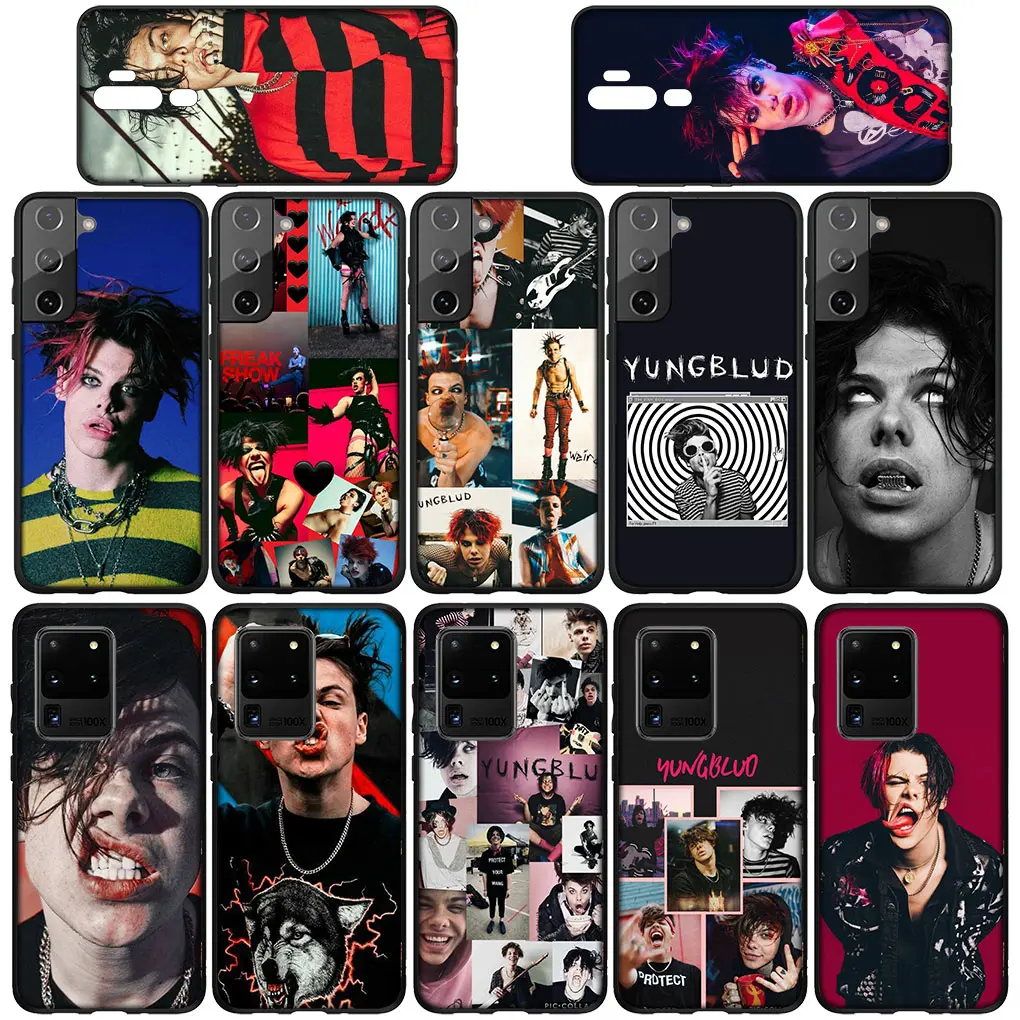 Yungbluds Silicone Phone Casing for Samsung Galaxy S24 S23 Fe Ultra Plus A55 A35 A24 A25 A15 A05 M55 M15 Cover Case