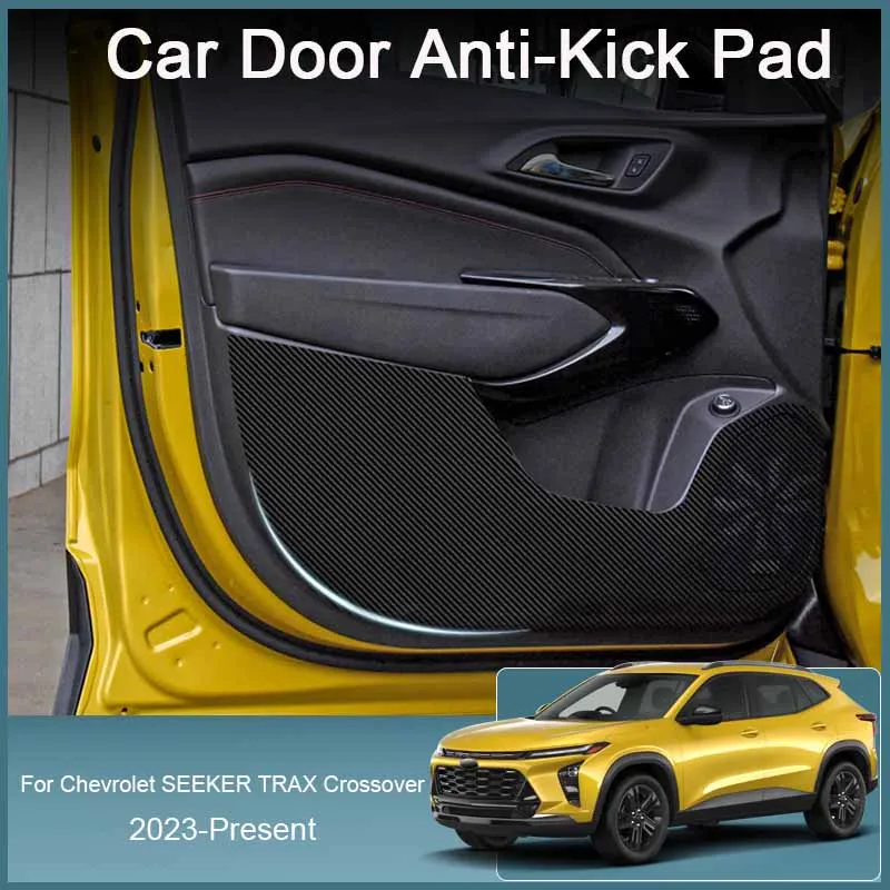 

Car Door Anti Kick Pad Leather Protection Film For Chevrolet SEEKER TRAX Crossover 2023-2025 Protector Stickers Auto Accessories