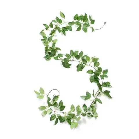 Fake Foliage Garland Artificial Hanging Ivy Leaf Plant for Office/Living room Wall Decor Wedding Arch Decorations 2 Meters Plant