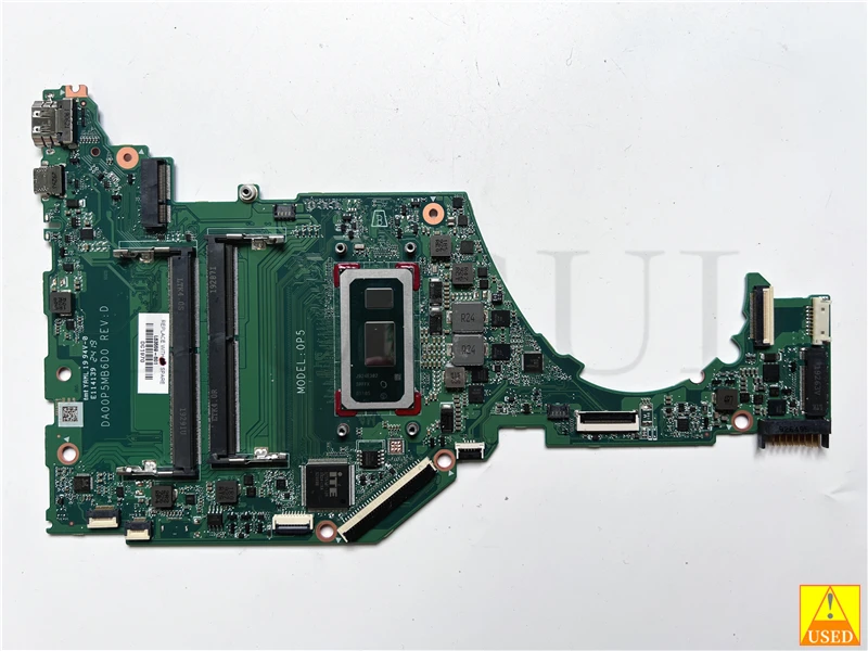 USED Laptop Motherboard L63559-601  DA00P5MB6D0 For HP 15-DY 15T-DY 15S-FQ SRFFX i5-8265U Fully Tested, Works Perfectly