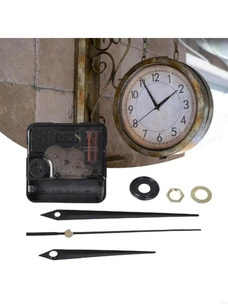 H8WB DIY Clock Movement Kits Battery Operated Quiet Mechanism and Clock Hands Set