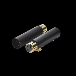 XLR Male to Female 3PIN Adapter Connector Compatible with Microphone,Mixer,Silve