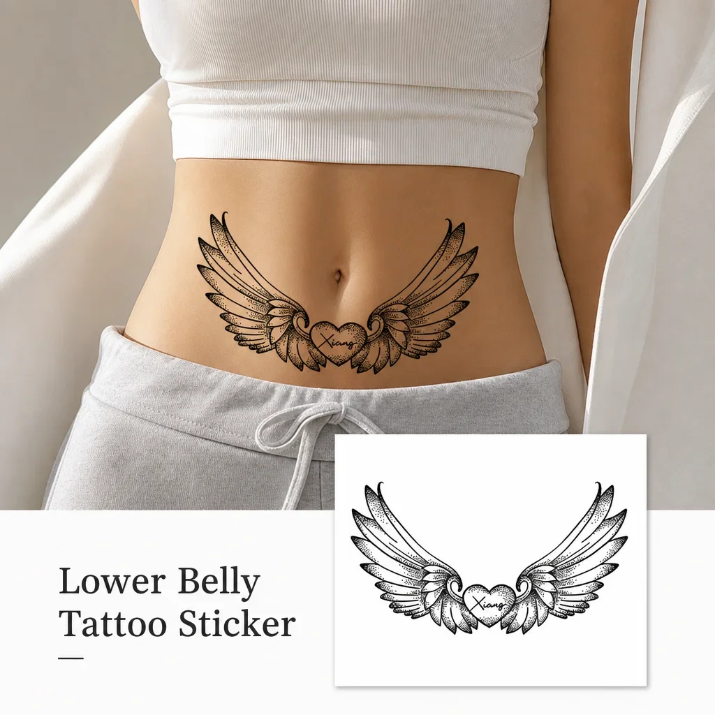 Mango Tattoo Sticker Temporary Tattoo for ERP System Lovers, Funny Office Joke Fake Tattoo, Best for Geeks, Programmers & Tech F