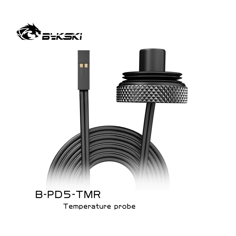 BYKSKI G1/4 Temperature Measurement Plug Sealing Lock Water Cooling PC Application Accessories Metal Fitting / B-PD5-TMR