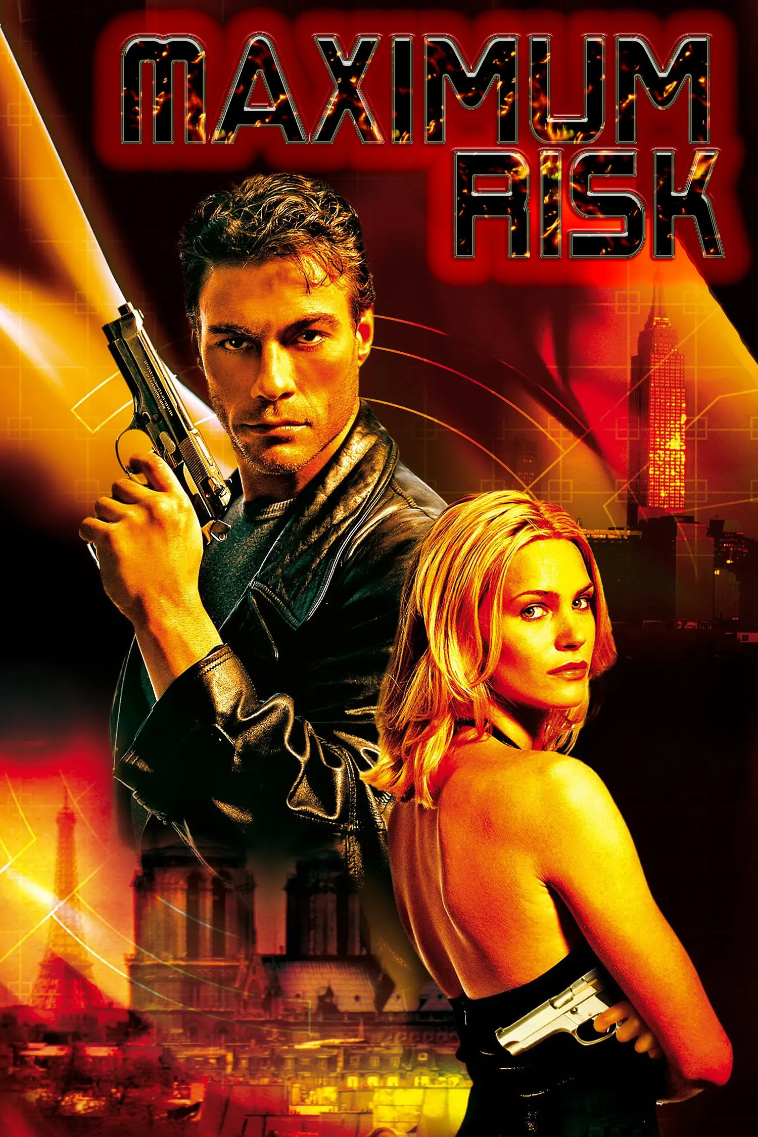 Movie Maximum Risk (1996) silk Poster Decorative Wall Painting