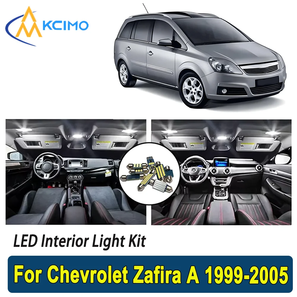 

Kcimo LED For Chevrolet Zafira A (1999-2005) Premium Bright LED Interior Dome Map Trunk Light Kit Car Led Lamps Canbus Lamps Car