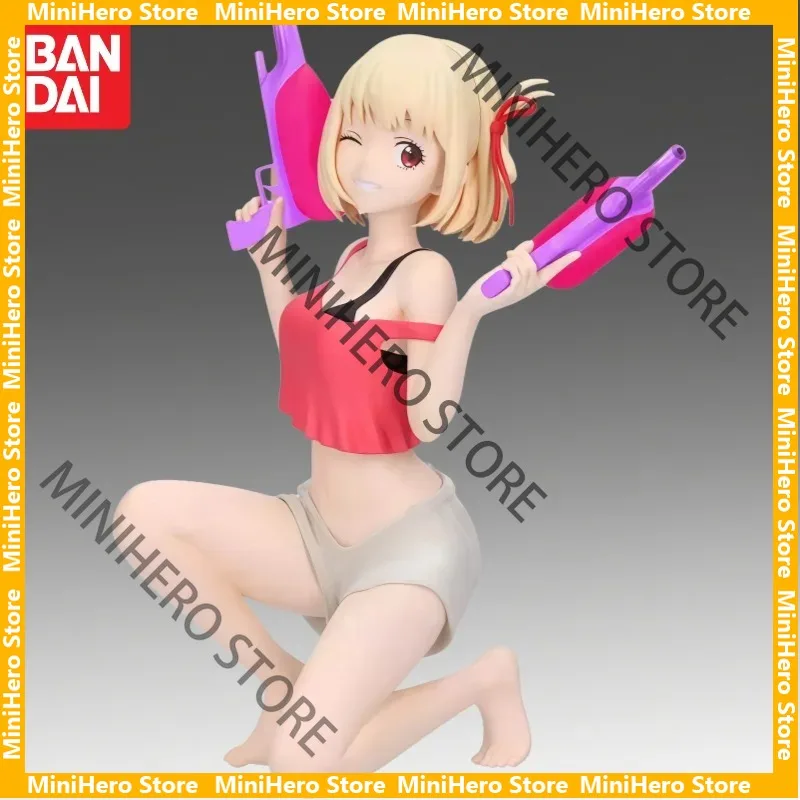 

In Stock Original Bandai Banpresto Lycoris Recoil Chisato Nishikigi Action Figure PVC 1/7 Anime Display