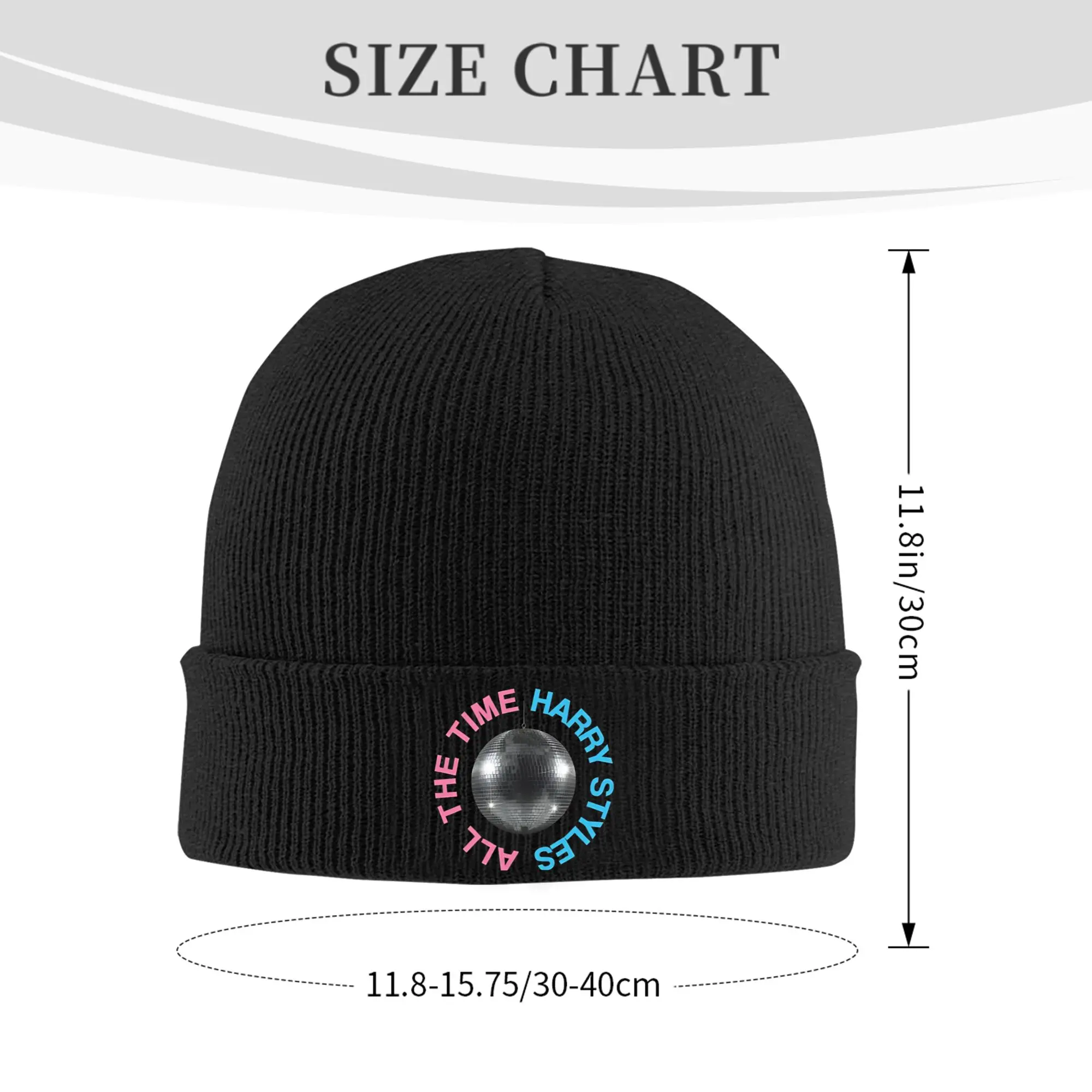 Kiss All The Time Disco Knit Hat Beanie Winter Hat Warm Acrylic  Fashion Muisc Caps Men Women Gifts,