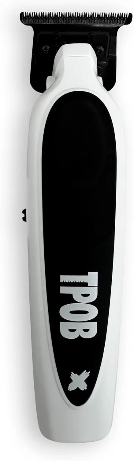 

Профессиональная беспроводная машинка для стрижки волос Deluxe с белой резиновой ручкой, цифровым дисплеем, бесщеточным двигателем, 7200 об/мин, для мужчин, перезаряжаемая (белая)