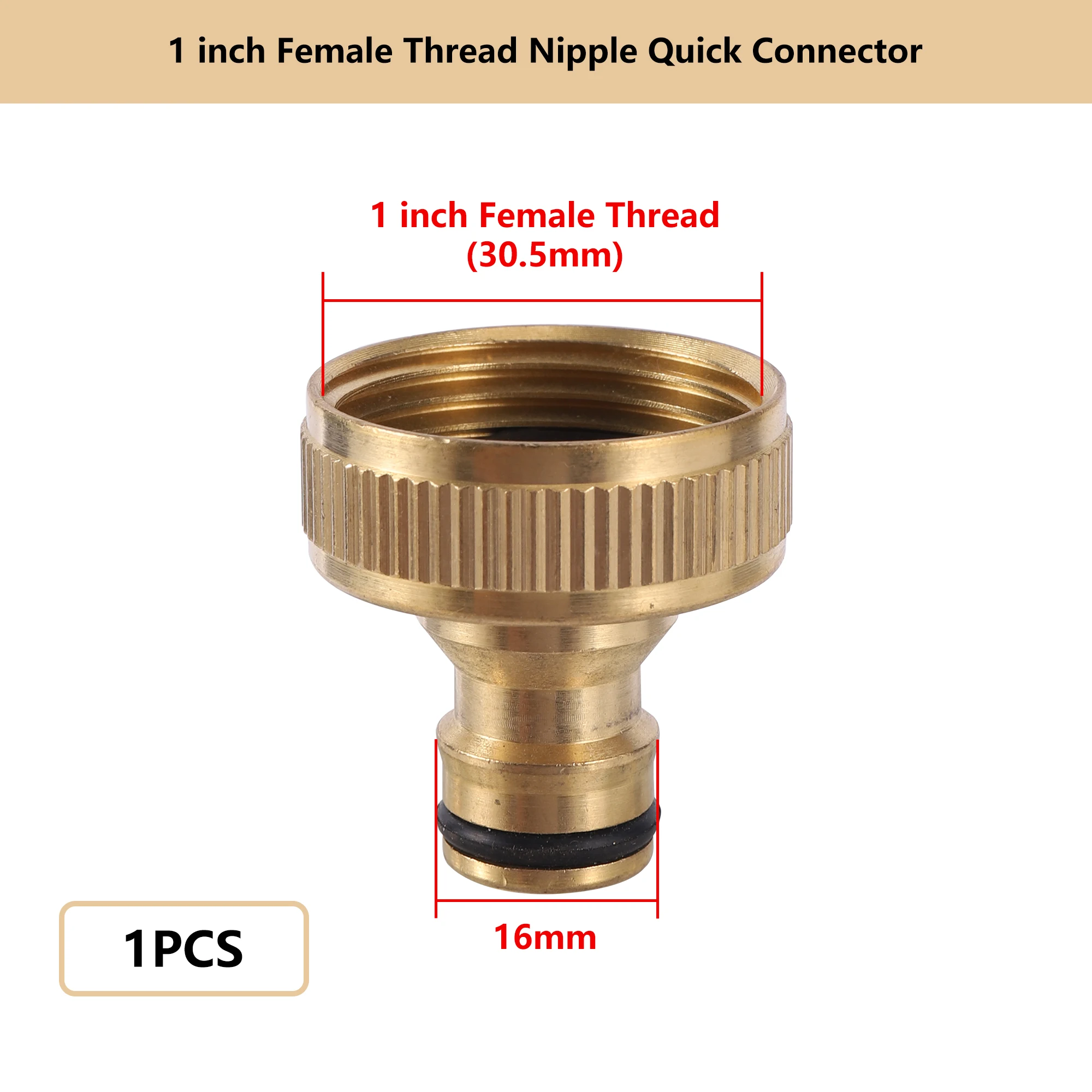 M22/24 Nipple Fitting 1/2\