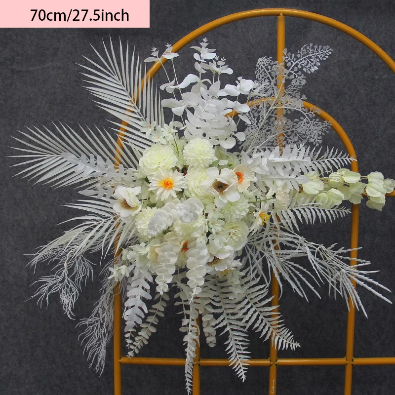 High Quality Artificial Wedding Flowers Ball Table Decor Rose Fake Floral Row Wall Arch Backdrop Arrange Stage Road Lead Flower