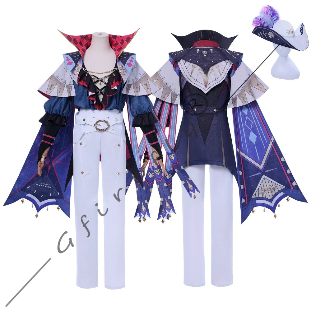 Wuthering Waves Brandt Cosplay-Kostüm, der gleiche Stil der Uniformen, Zubehör, Perücken, Hüte, Halloween-Party, Performance-Kostüme