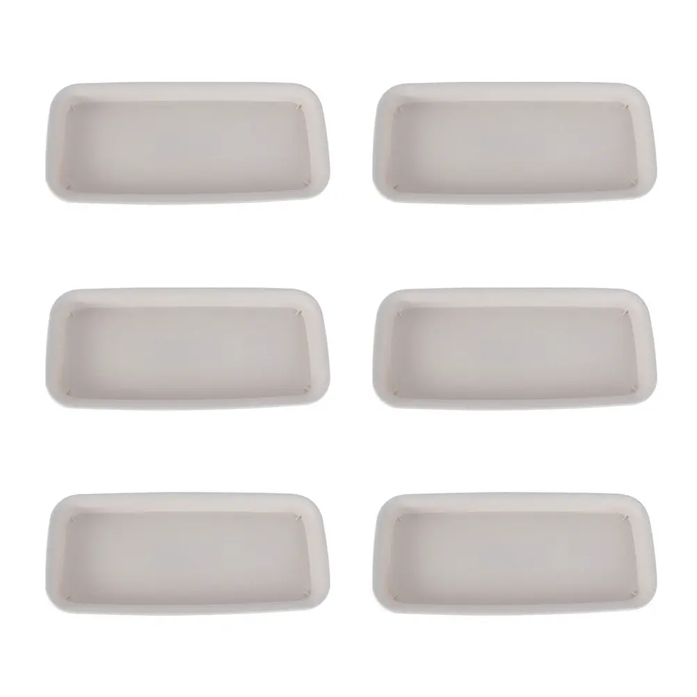 6Pcs Premium PP Flower Pot Trays Spill Proof Soil Retaining Design Economical Reusable Planter Pot Tray Container