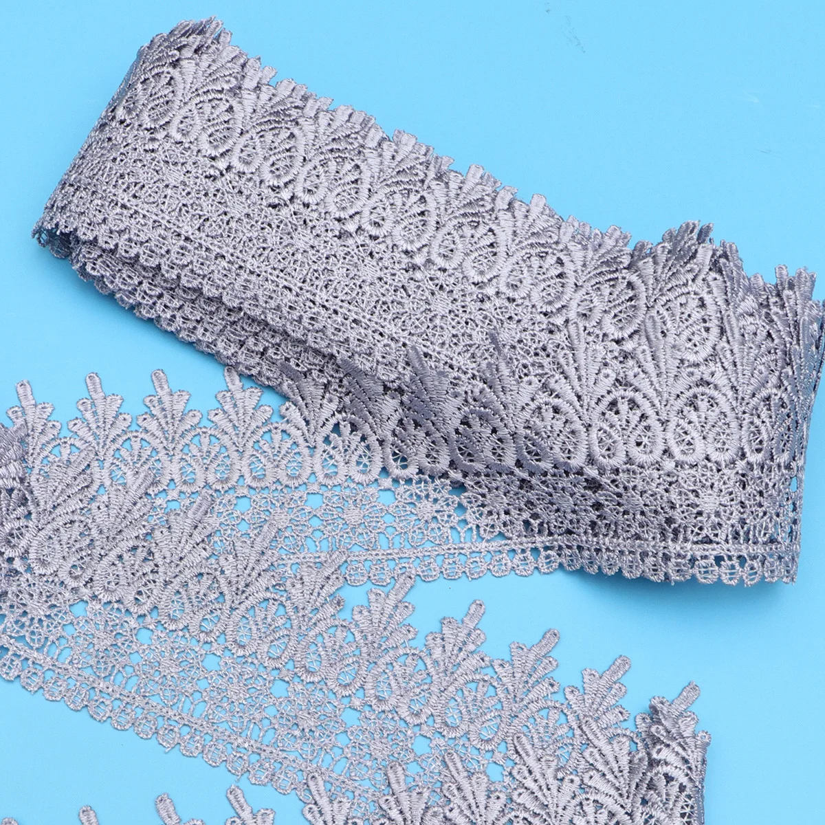

10pcs Embroidery Lace Trimming Cloth Art Accessories Home Textile Ribbon Craft Wedding Gift Wrapping Scrapbook