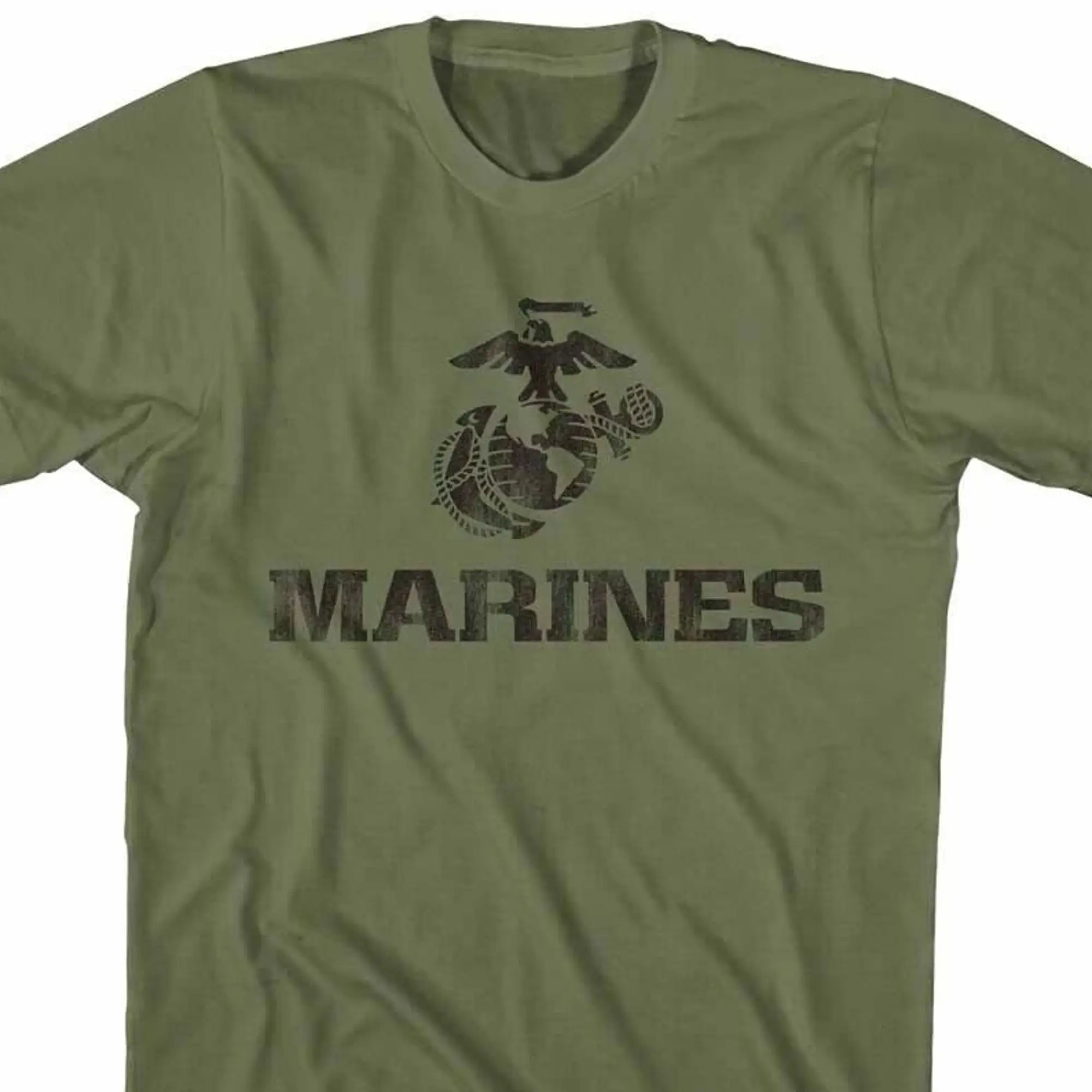 US Marines TShirt Eagle on Globe Logo Men's Graphic Tees